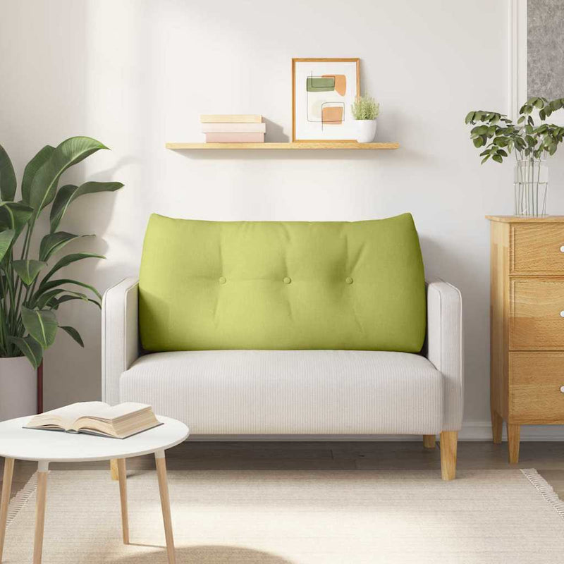 Perna pentru spate Verde deschis 120 x 24 x 50 cm țesătură