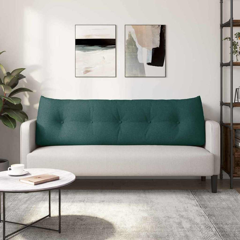 Perna pentru spate Verde închis 160 x 24 x 50 cm țesătură