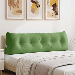 Perna pentru spate Verde deschis 160 x 24 x 50 cm Catifea