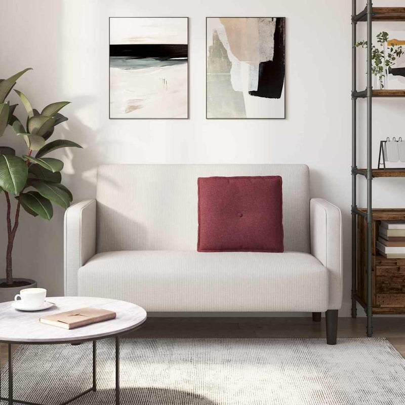 Perna pentru spate Roșu Vin 50 x 19 x 45 cm țesătură