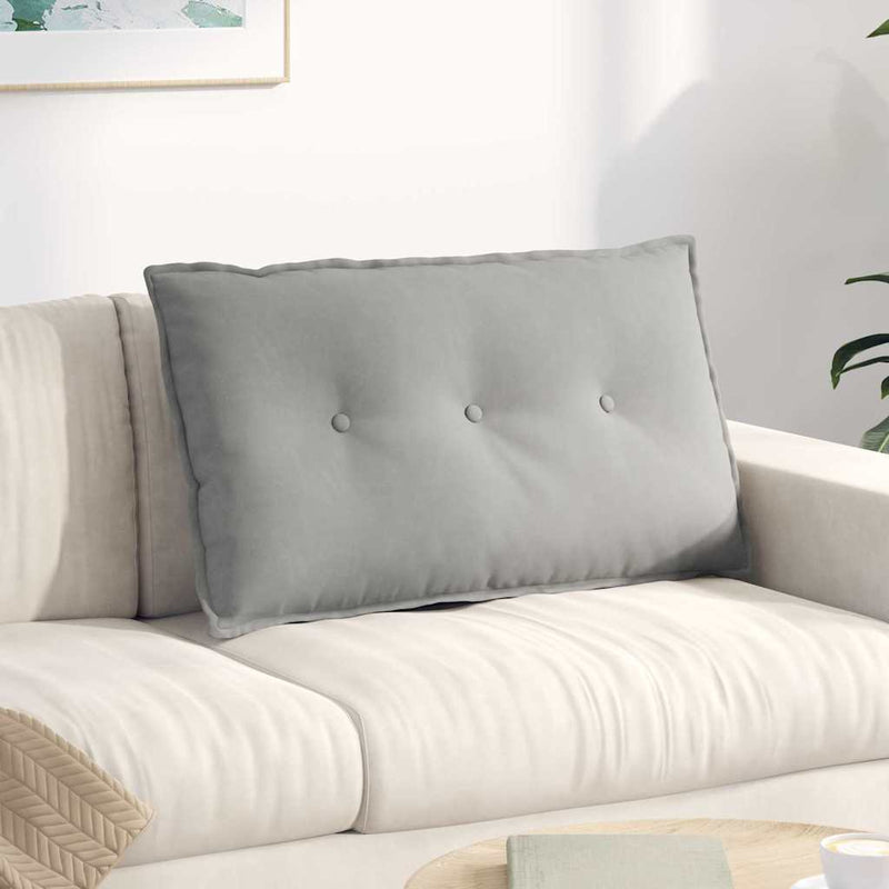 Perna pentru spate Gri deschis 80 x 50 cm