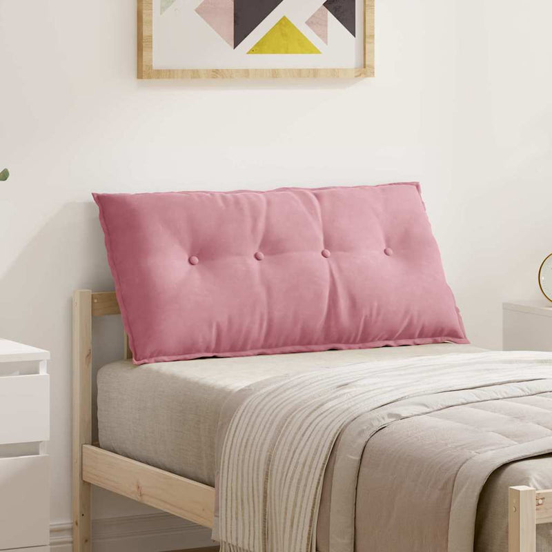 Perna pentru spate Roz 100 x 50 cm Țesătură din corduroy