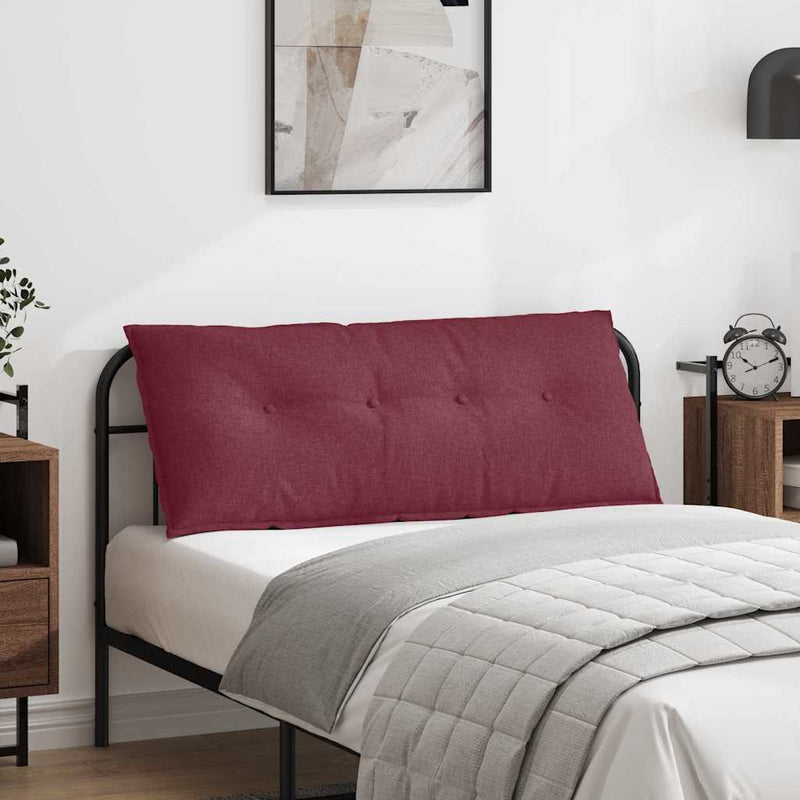 Perna pentru spate Roșu Vin 120 x 19 x 50 cm țesătură