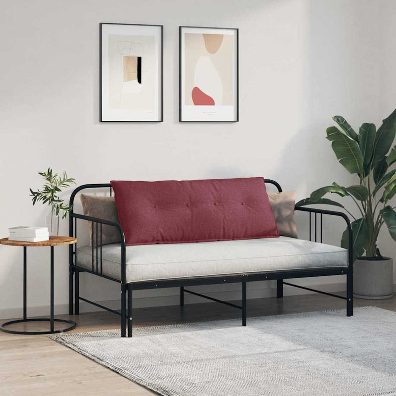 Perna pentru spate Roșu Vin 120 x 19 x 50 cm țesătură