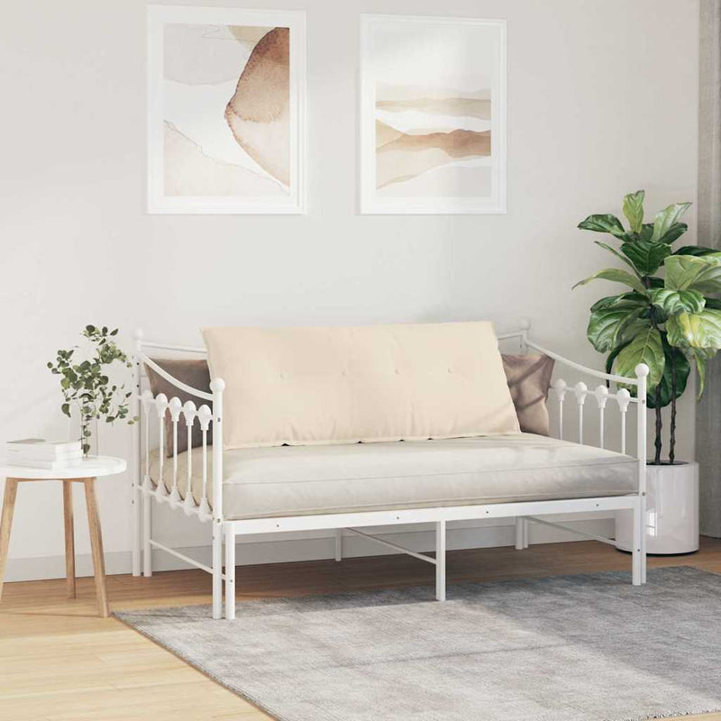 Perna pentru spate Bej 120 x 50 cm Țesătură din microfibră