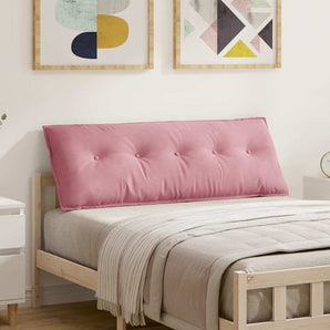 Perna pentru spate Roz 140 x 50 cm Țesătură din corduroy