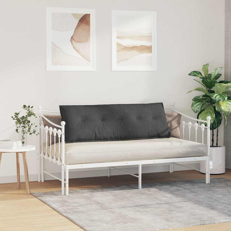 Perna pentru spate Gri închis 140 x 50 cm Țesătură din corduroy
