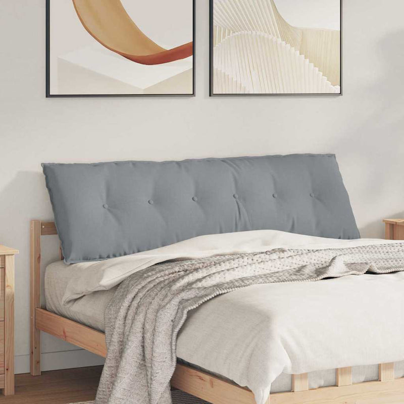 Perna pentru spate Gri deschis 160 x 19 x 50 cm țesătură