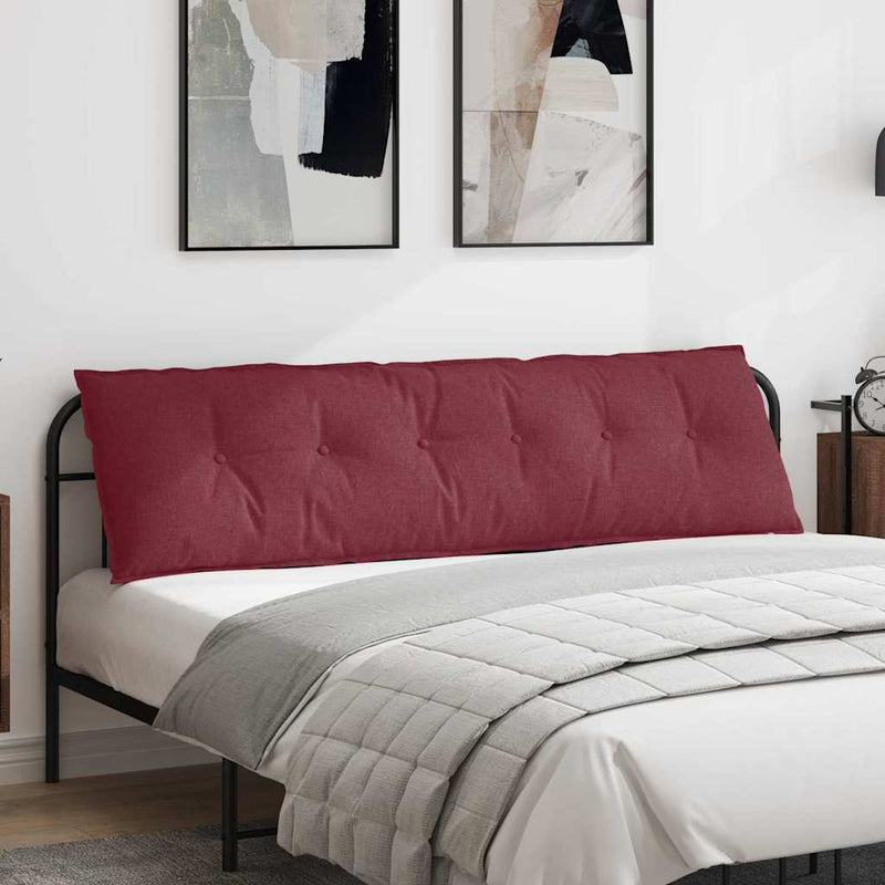 Perna pentru spate Roșu Vin 180 x 19 x 50 cm țesătură