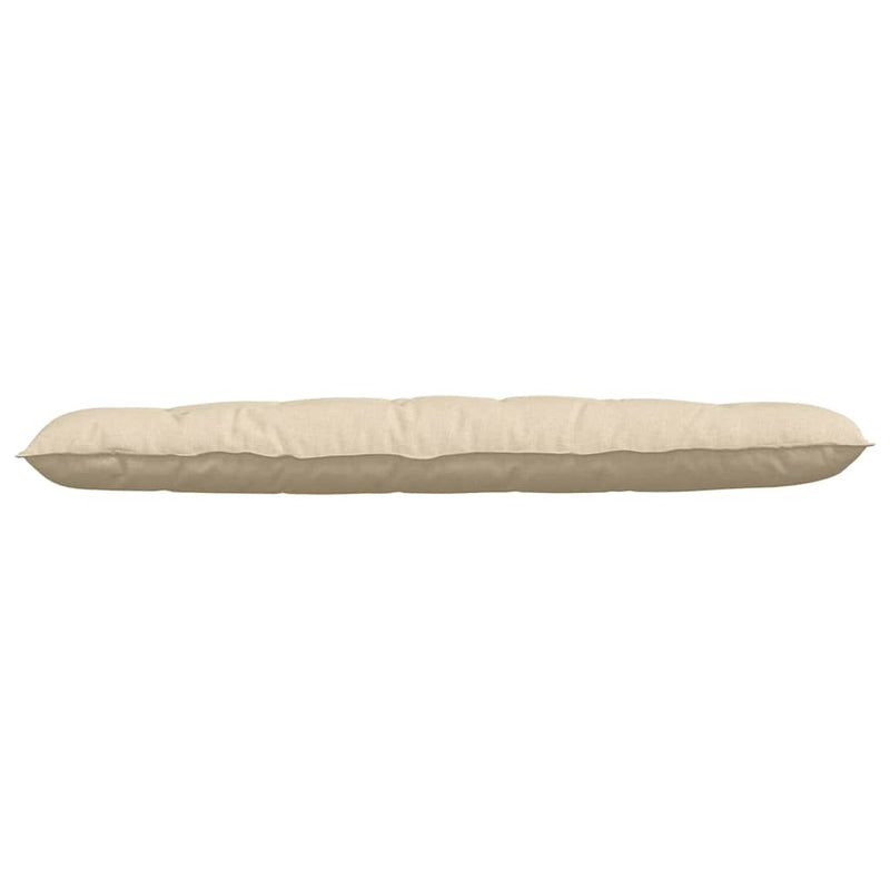 Perna pentru spate Crem 180 x 19 x 50 cm țesătură