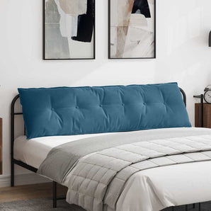 Perna pentru spate albastru 180 x 50 cm Țesătură din corduroy