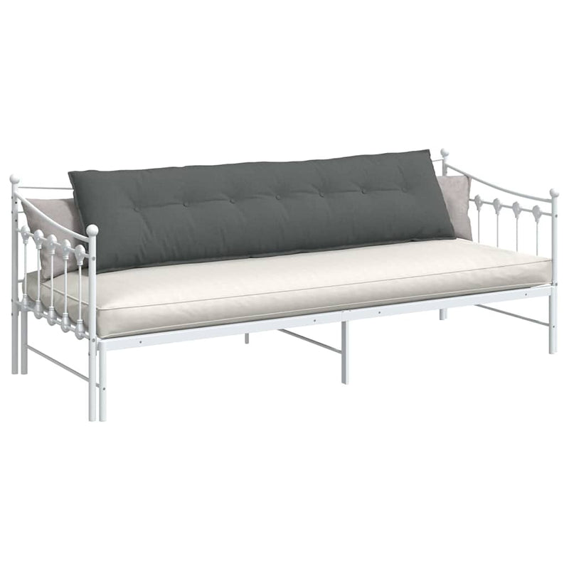 Perna pentru spate Gri închis 200 x 19 x 50 cm țesătură