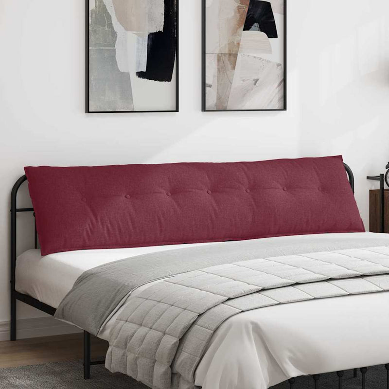 Perna pentru spate Roșu Vin 200 x 19 x 50 cm țesătură