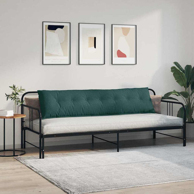 Perna pentru spate Verde închis 200 x 19 x 50 cm țesătură