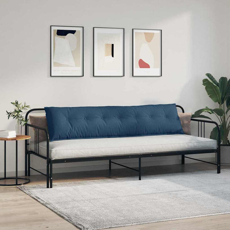 Perna pentru spate albastru 200 x 19 x 50 cm țesătură