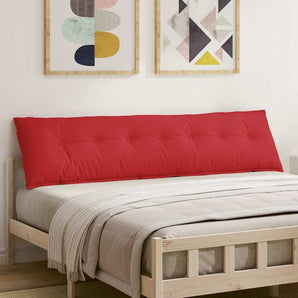 Perna pentru spate Roșu 200 x 19 x 50 cm țesătură