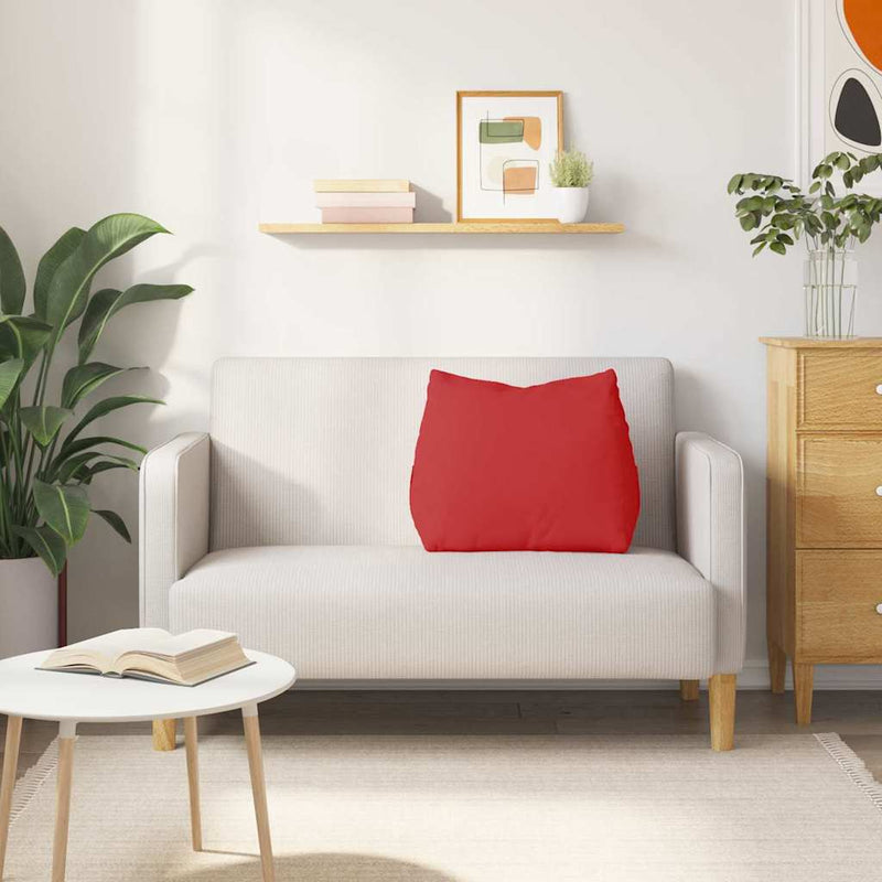 Perna pentru spate Roșu 60 x 20 x 50 cm țesătură