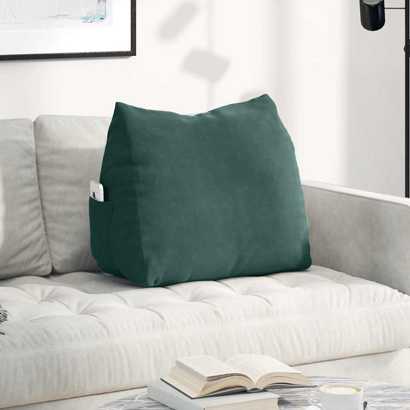 Perna pentru spate Verde închis 60 x 20 x 50 cm