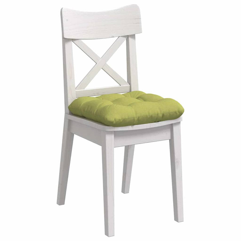 Perne de Șezut 4 buc. Țesătură Verde deschis 45 x 45 x 12 cm
