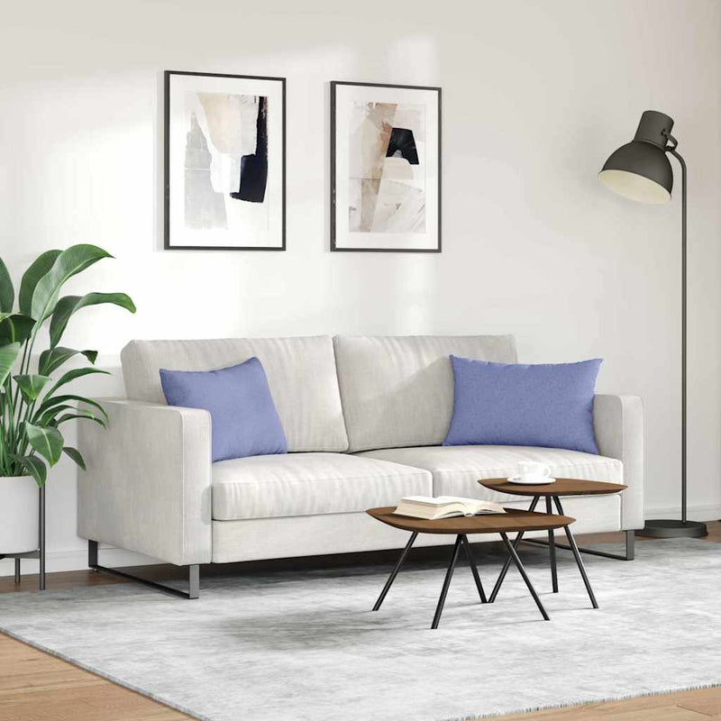 Perne pentru canapea 2 buc. țesătură Albastru Jeans 60 x 40 cm