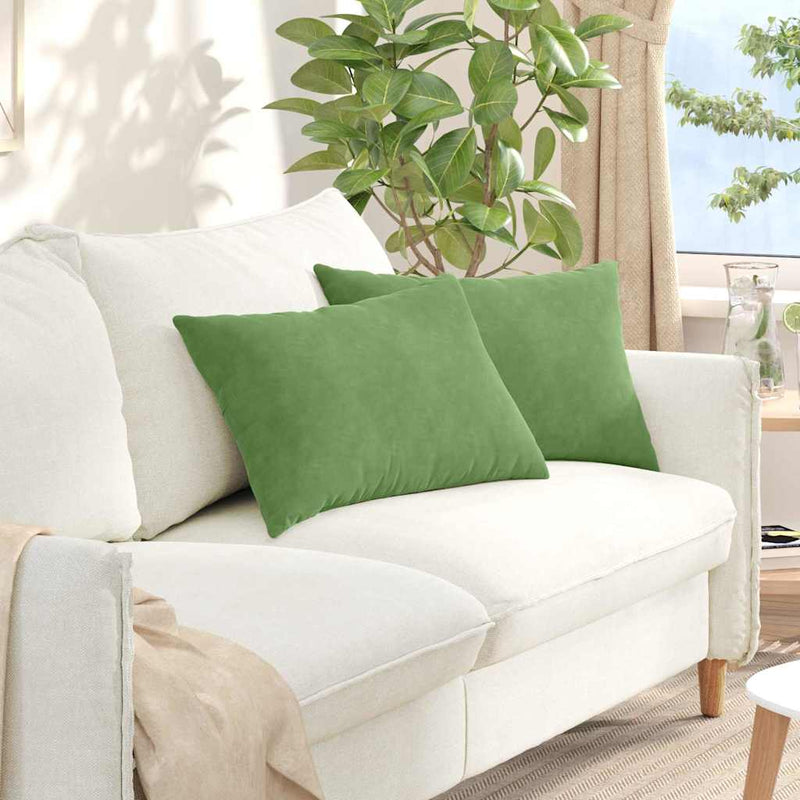 Perne pentru canapea 2 pcs Lysegrønn 60 x 40 cm