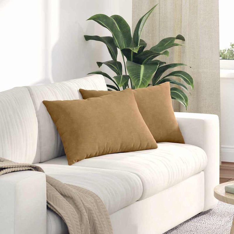 Perne pentru canapea 2 pcs Maro 60 x 40 cm