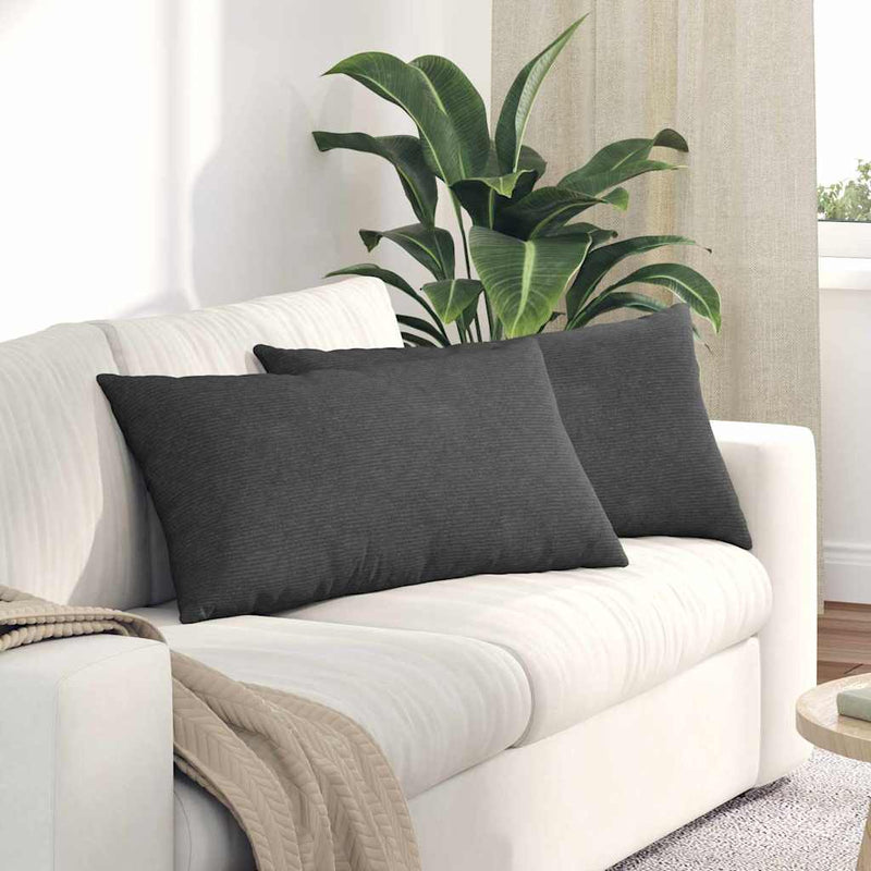 Perne pentru canapea 2 pcs Gri închis 80 x 40 cm