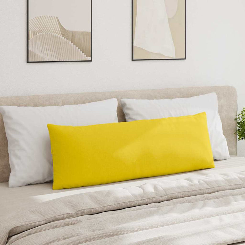 Perne pentru canapea 2 buc. țesătură Galben Deschis 120 x 40 cm