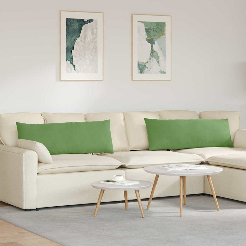 Perne pentru canapea 2 pcs Lysegrønn 120 x 40 cm