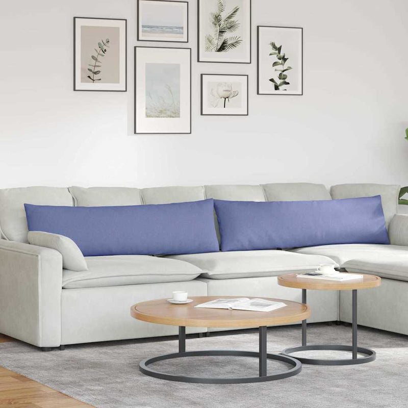 Perne pentru canapea 2 buc. țesătură Albastru Jeans 145 x 40 cm