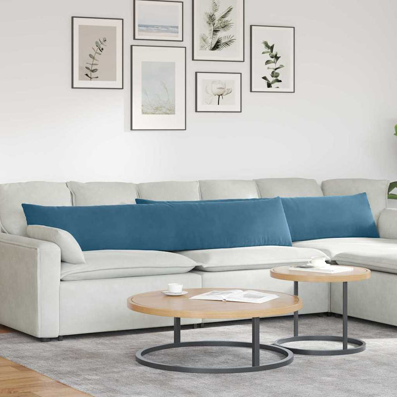 Perne pentru canapea 2 pcs albastru 200 x 40 cm