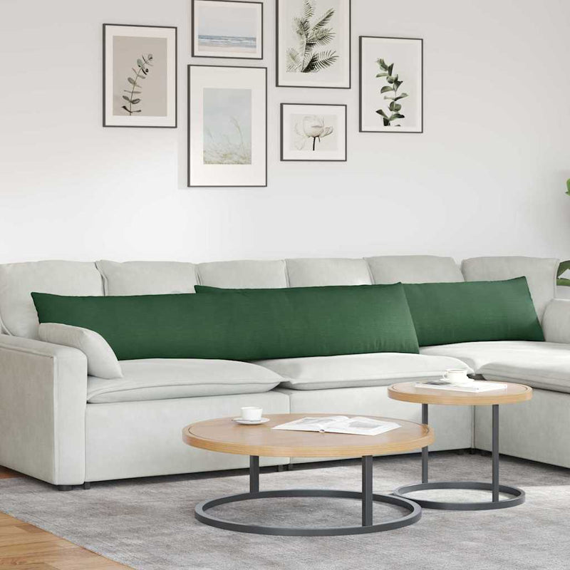 Perne pentru canapea 2 pcs Verde închis 200 x 40 cm