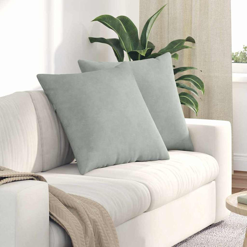 Perne pentru canapea 2 pcs Gri deschis 60 x 60 cm