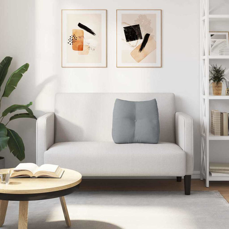 Perna pentru spate Gri deschis 45 x 24 x 50 cm țesătură