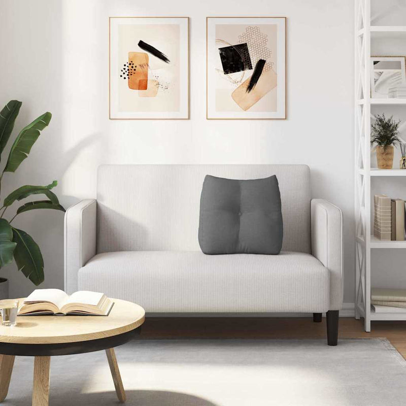 Perna pentru spate Gri închis 45 x 24 x 50 cm țesătură