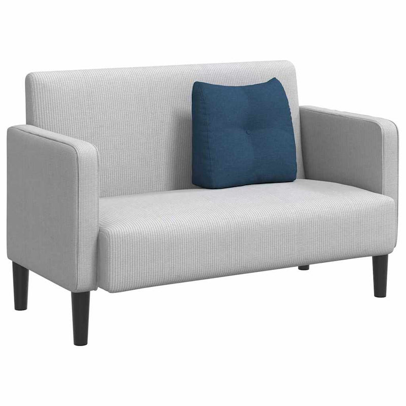 Perna pentru spate albastru 45 x 24 x 50 cm țesătură