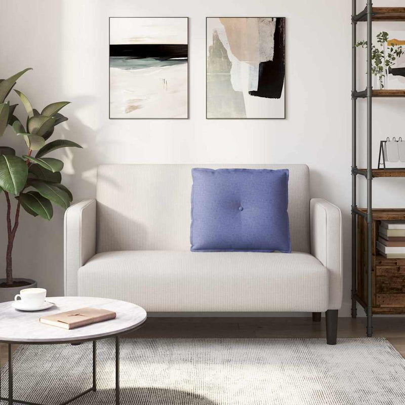 Perna pentru spate Albastru Jeans 60 x 19 x 50 cm țesătură