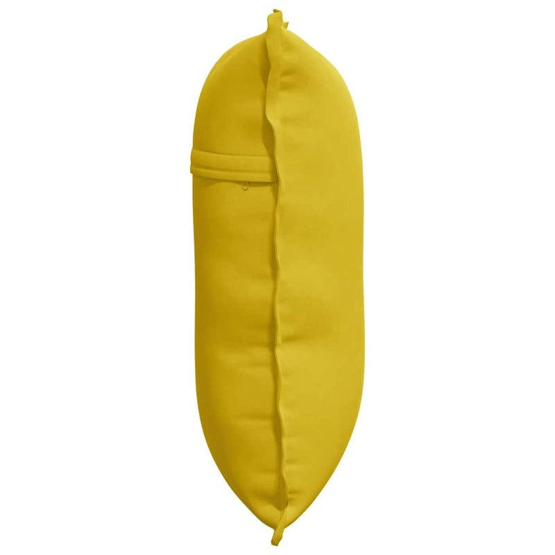 Perna pentru spate Galben 60 x 50 cm Țesătură din corduroy