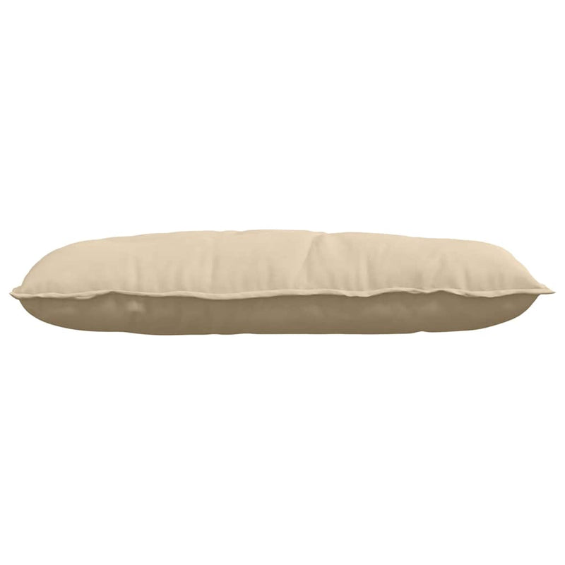 Perna pentru spate Crem 100 x 50 cm Țesătură din microfibră
