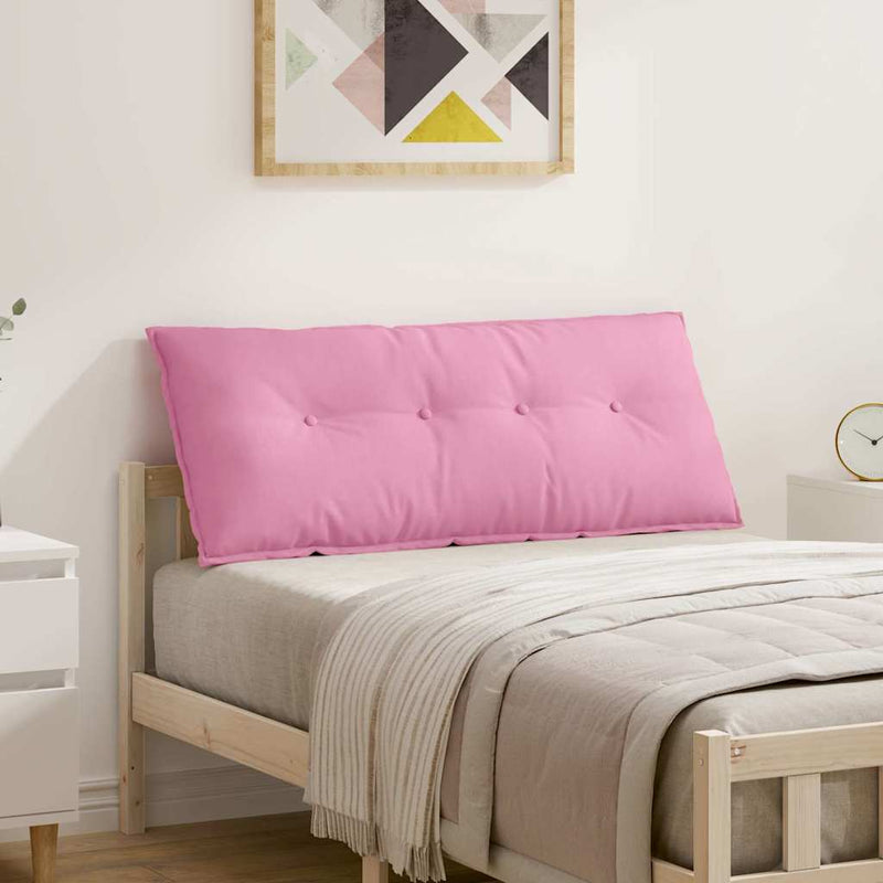 Perna pentru spate Roz 120 x 19 x 50 cm țesătură