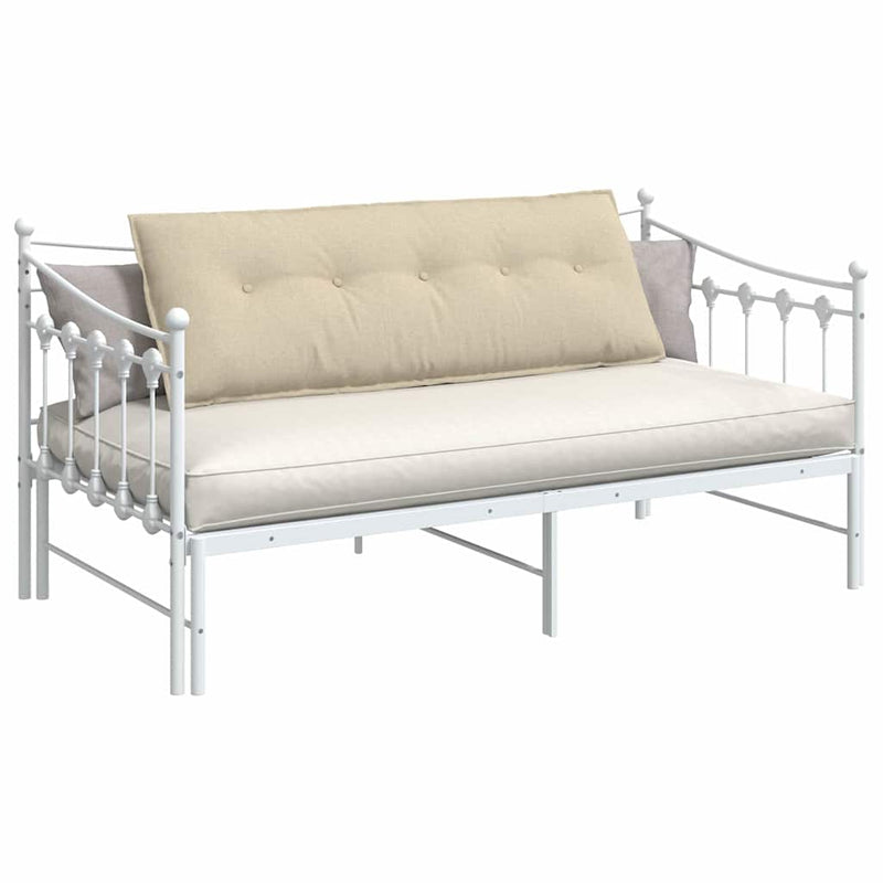 Perna pentru spate Crem 140 x 19 x 50 cm țesătură