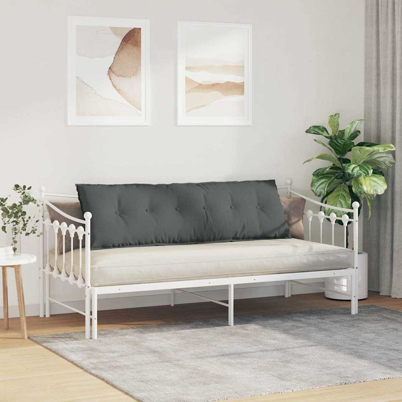 Perna pentru spate Gri închis 160 x 19 x 50 cm țesătură