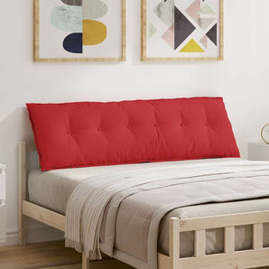 Perna pentru spate Roșu 160 x 19 x 50 cm țesătură