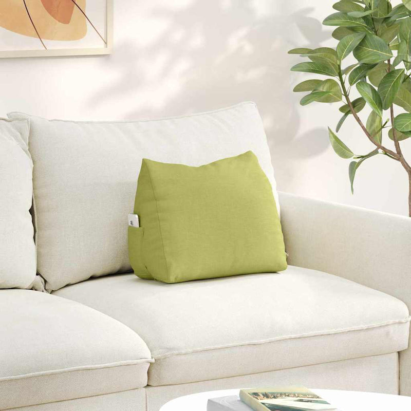Perna pentru spate Verde deschis 45 x 20 x 35 cm țesătură