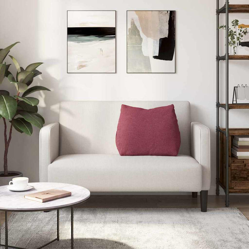 Perna pentru spate Roșu Vin 60 x 20 x 50 cm țesătură