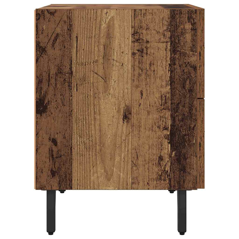 Dulap de noapte 2 buc. Lemn vechi 40 x 35 x 47,5 cm