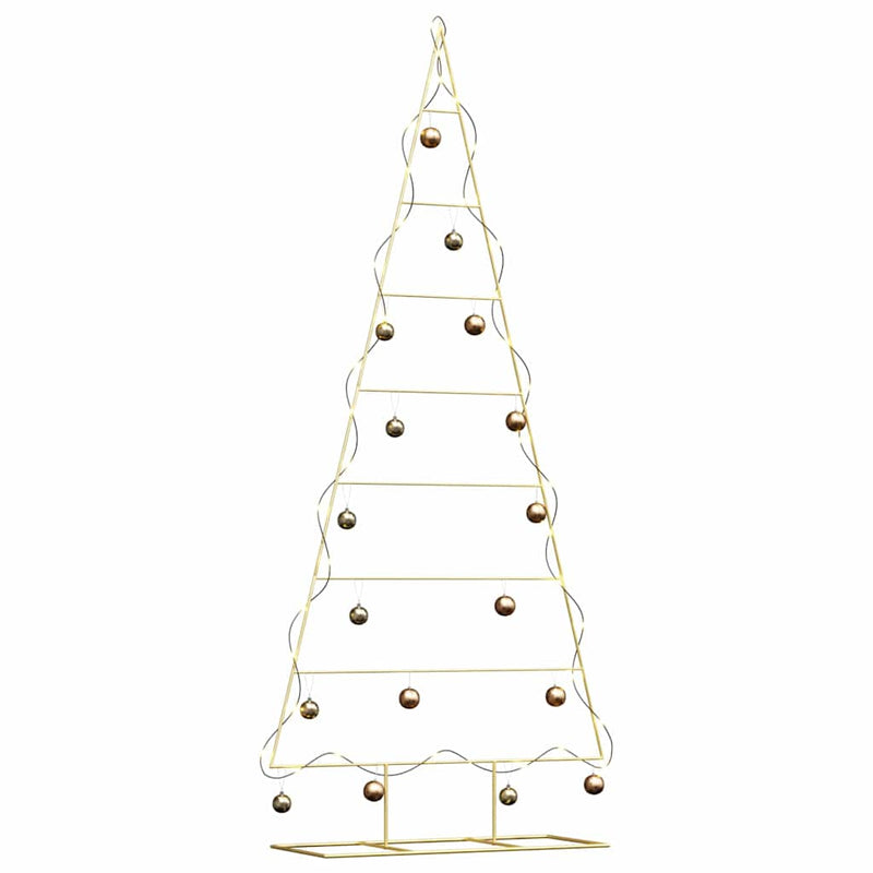 Pom de Crăciun din metal Auriu 211 cm Oțel vopsit în pulbere