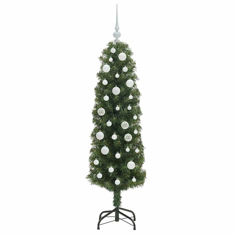 Brad de Crăciun artificial Verde 150 cm PVC și oțel și plastic