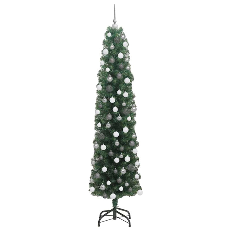 Brad de Crăciun artificial Verde 180 cm PVC și oțel și plastic