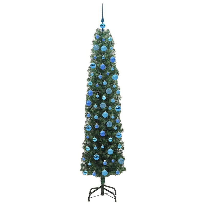 Brad de Crăciun artificial Verde 180 cm PVC și oțel și plastic